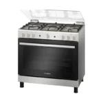 Bosch Series 6, Gas cooker, 5 Burners, 90 cm, Stainless steel - HGP3I8W50S