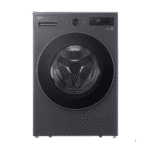 LG Washing Machine, Front Load, 8 kg, 1400 RPM, Digital Display, Inverter Technology, Black, F4Y2TYGYZ