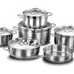 Korkmaz Alfa Plus A1610 Stainless Steel Cookware Set