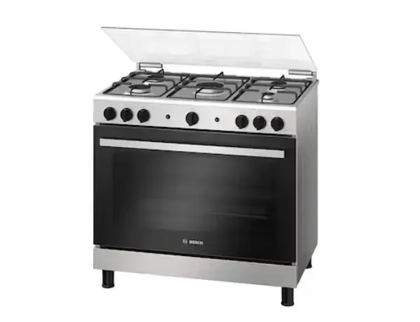 بوتجاز بوش 90 سم 5 شعلة - ستانلس ستيل - HGV1F8Y52S