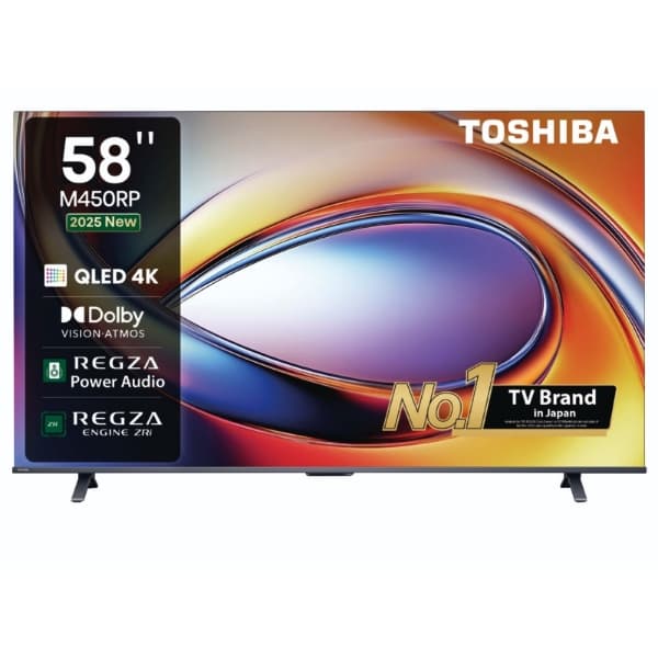 Toshiba Smart TV, 58-inch, QLED, 4K UHD resolution, with built-in 
