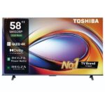 توشيبا شاشة سمارت ، مقاس 58 بوصة ، QLED ، دقة 4K UHD ، بريسيفر داخلي - 58M450RP