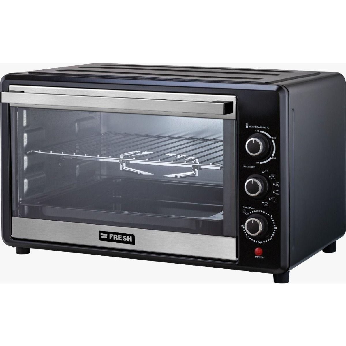 ⁦فريش فرن كهربائي بشواية، 36 لتر، 1700 واط، اسود - FR-36R 500009960⁩ - الصورة ⁦1⁩