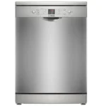 بوش غسالة اطباق سيريس 2، 60 سم، 13 فرد، 6 برامج، شاشة ديجيتال، مقاومة للبصمات، استانلس ستيل، سيلفر، SMS26AI00V