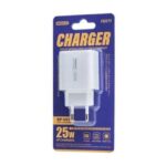 Remax RP-U137 Kiddy Series 25W Fast Charger, Supports 1PD Fast Charging Technology, Type-C - White