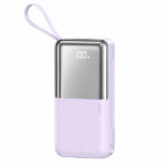 Remax Power Bank USB + Type-C 20W + 22.5W 10000mAh Fast Charging, 2 Built-in Cables RPP-678