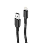 Oraimo braided Lightning to USB cable, 1 meter, black OCD-152L