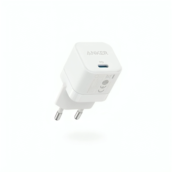 Anker PowerPort III Wall Charger with Type-C Port, 20W, White – A2149L23