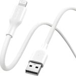 Oraimo Lightning to USB charging cable, 1 meter, white, OCD114L