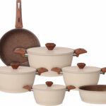 Jagli 10-Piece Granite Pot Set (Assorted Colors)