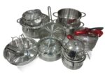 Soligerman 21-Piece Stainless Steel Cookware Set