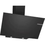 شفاط بوش بلت ان 60سم حائطي مائل زجاج اسود DWK66PJ60T