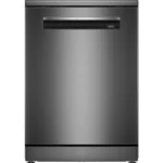 Bosch Series 6 Freestanding Dishwasher, 60 cm, Black Inox, SMP6EMC00V