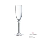 Set of 6 Amarante Flute Glasses (19 cl) – L8084 CDA