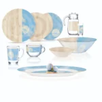 Luminarc Hevia Blue 46-Piece Dinnerware Set – Q4324-V0315