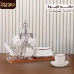 13-Piece Silver Porcelain Coffee Set OX-WD2025009