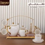 طقم شاي 15قطعه بورسلين ذهبي OX-WD2025008