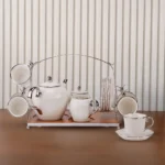 15-Piece Silver Porcelain Tea Set OX-WD2025007