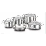 Korkmaz Proline Stainless Steel Cookware Set, 9-Piece (A1150)